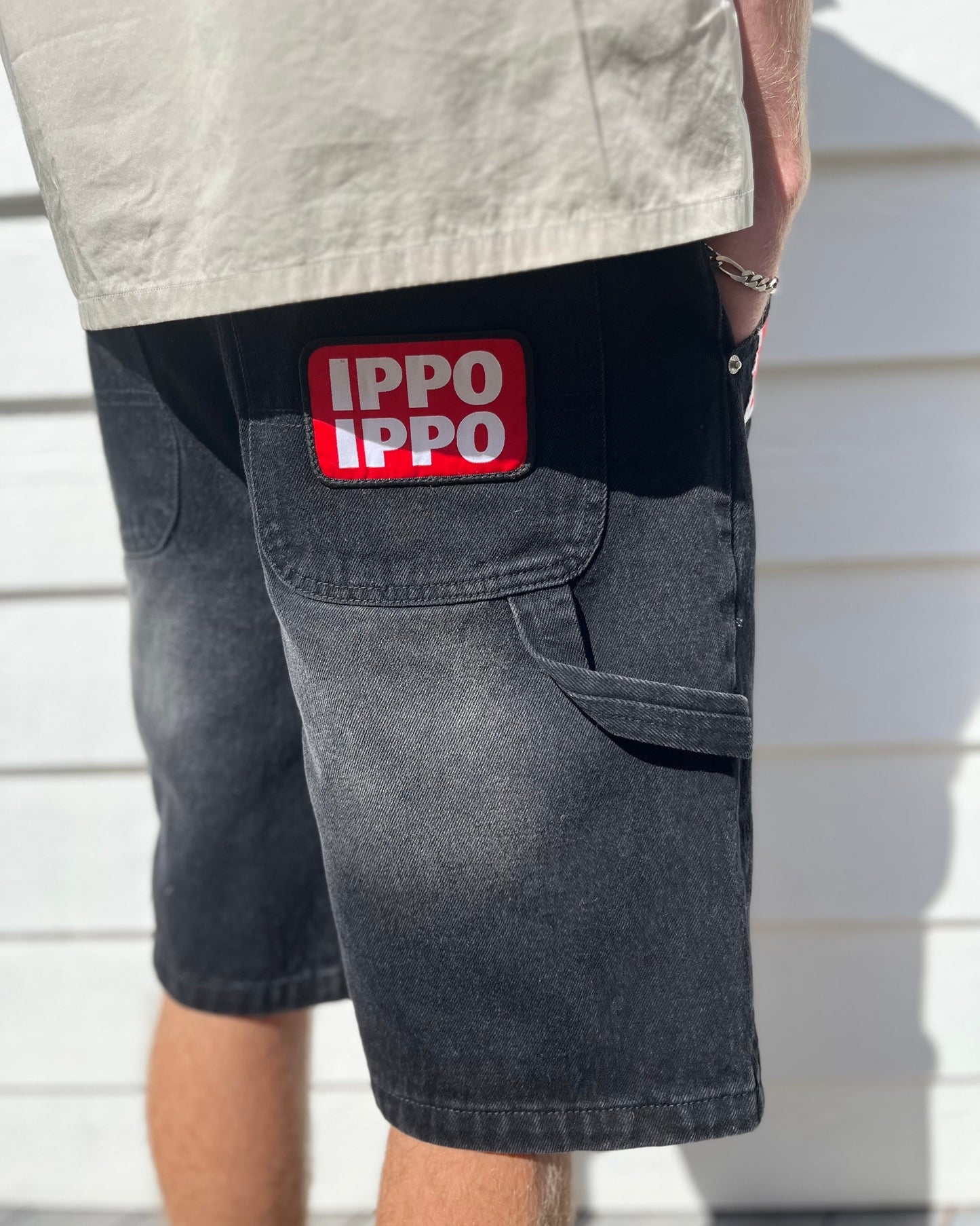 Patriot Jorts (Vintage Black)