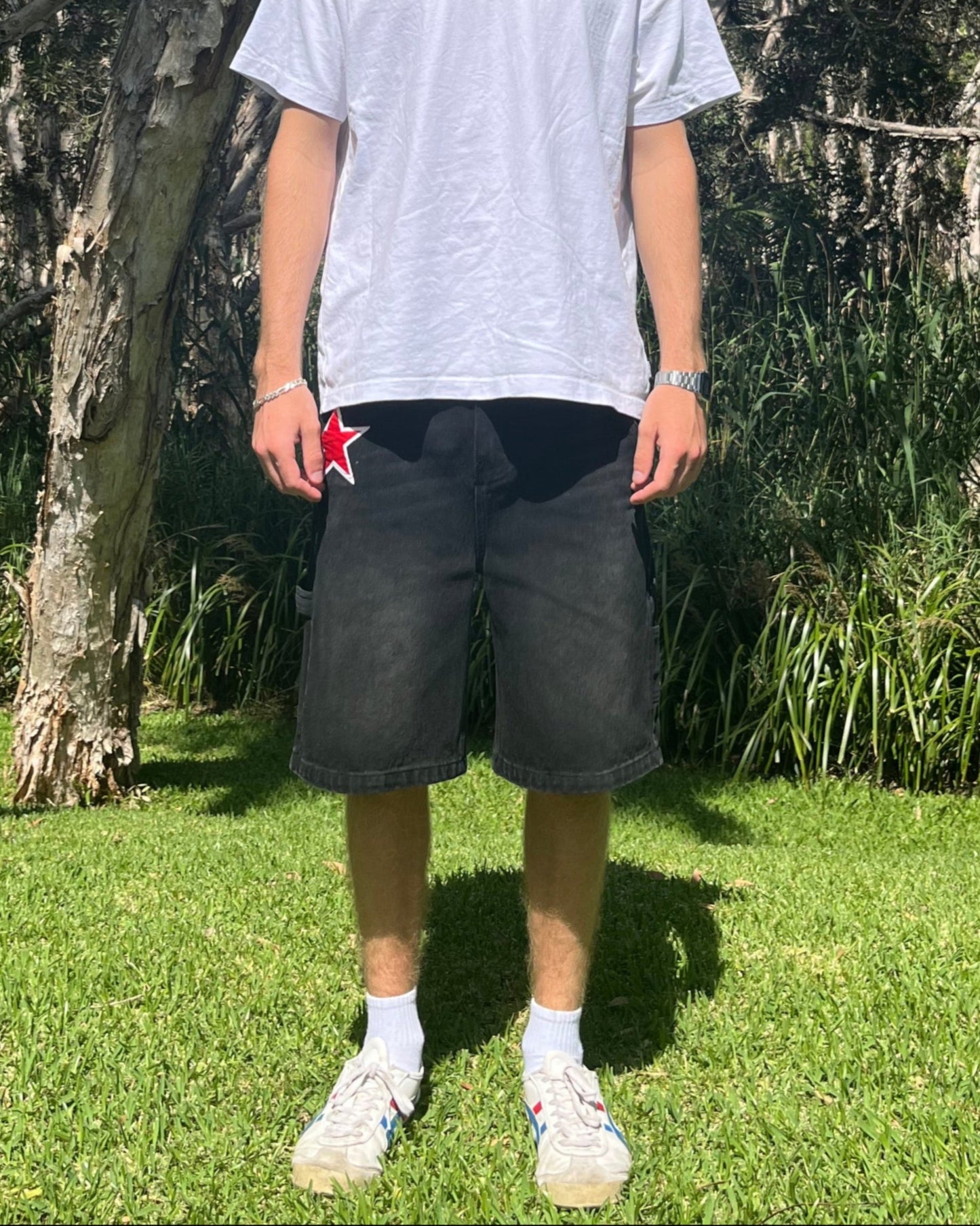 Patriot Jorts (Vintage Black)