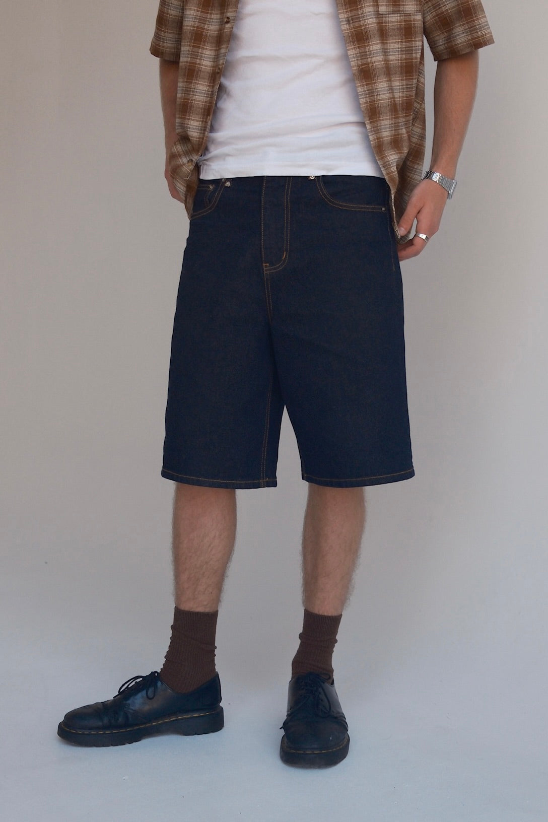 'Dylan' Raw Denim Shorts