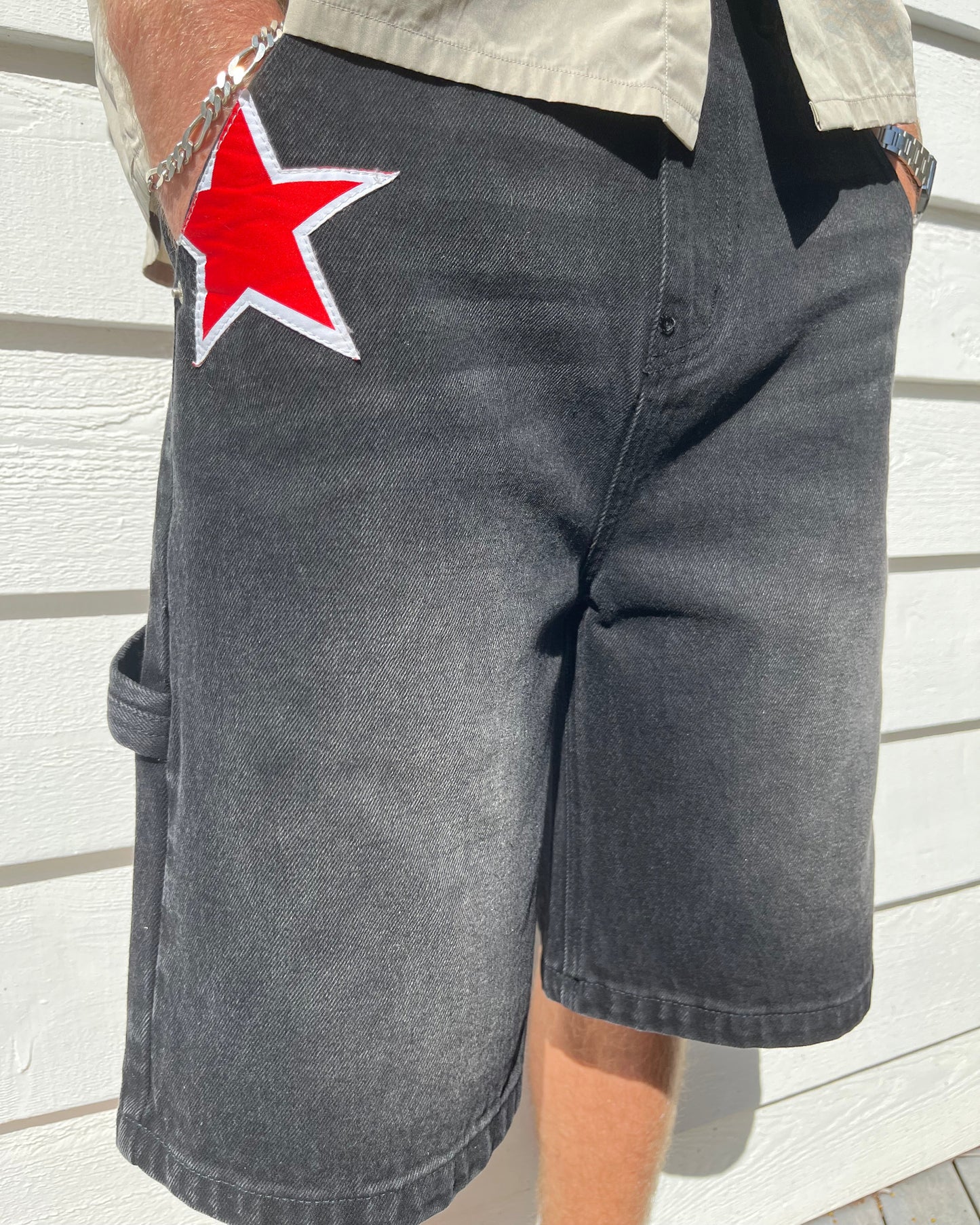 Patriot Jorts (Vintage Black)