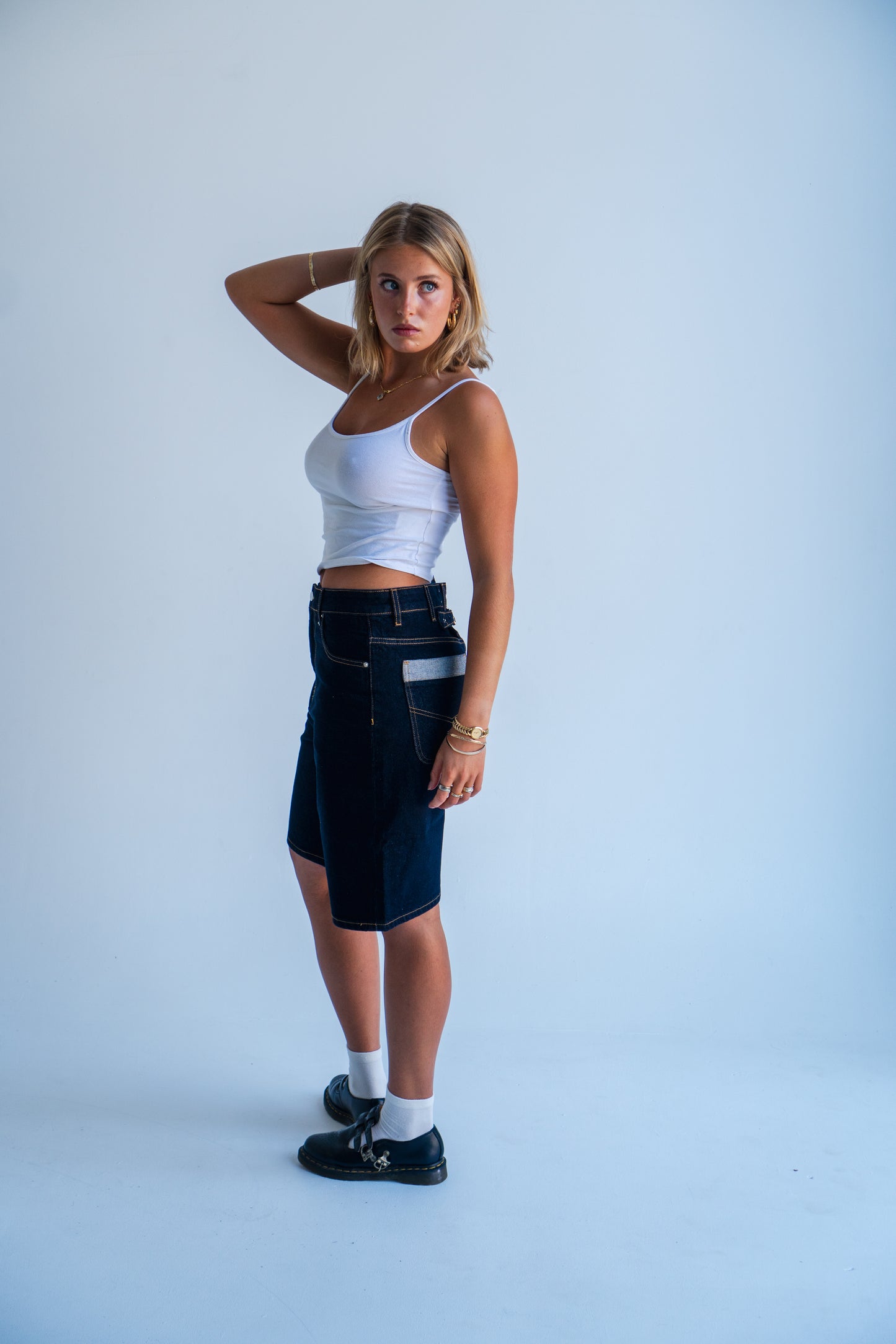 'Dylan' Raw Denim Shorts